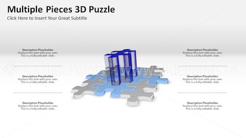 3D Puzzles PowerPoint Editable Templates – Slide 10