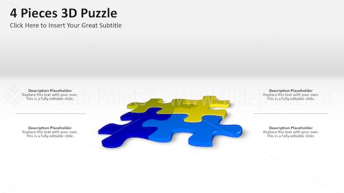 3D Puzzles PowerPoint Editable Templates – Slide 11