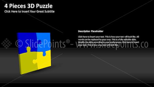 3D Puzzles PowerPoint Editable Templates – Slide 16