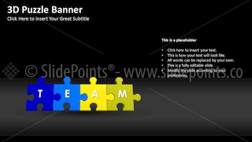 3D Puzzles PowerPoint Editable Templates – Slide 21
