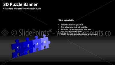 3D Puzzles PowerPoint Editable Templates – Slide 22