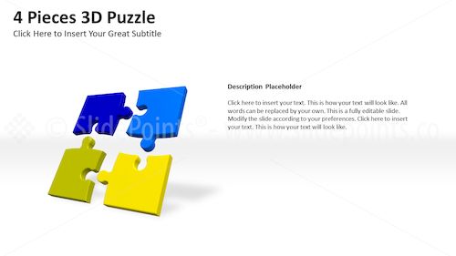 3D Puzzles PowerPoint Editable Templates – Slide 3
