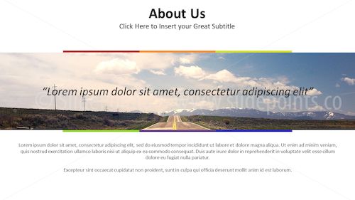 About Us PowerPoint Editable Templates – Slide 1