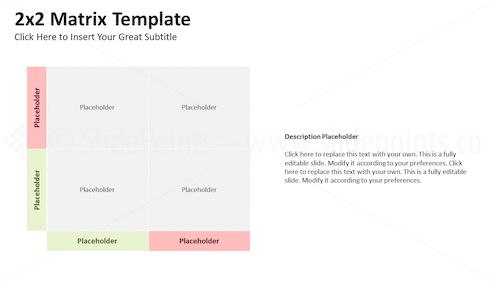 Basic Matrices PowerPoint Editable Templates – Slide 1