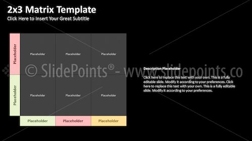 Basic Matrices PowerPoint Editable Templates – Slide 21