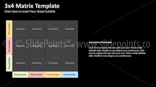 Basic Matrices PowerPoint Editable Templates – Slide 24