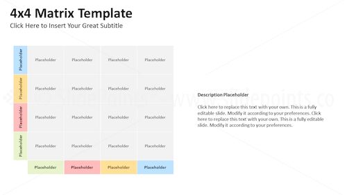 Basic Matrices PowerPoint Editable Templates – Slide 6