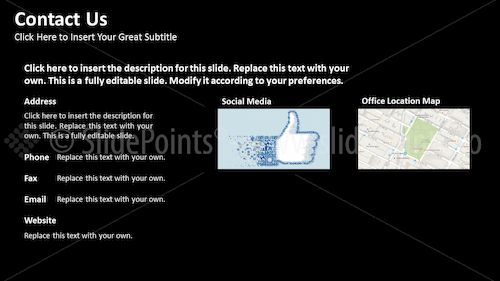 Contact Us PowerPoint Editable Templates – Slide 8