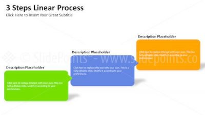 Steps Process PowerPoint Editable Templates – Slide 1