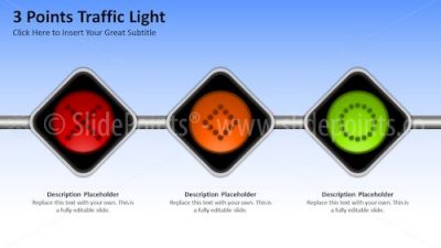 Traffic Lights PowerPoint Editable Templates – Slide 1