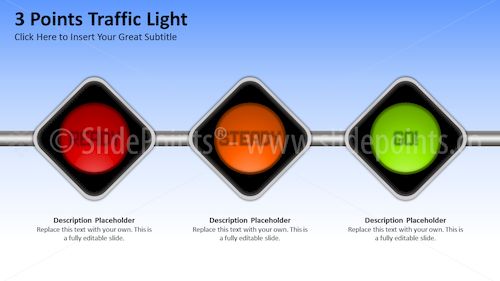 Traffic Lights PowerPoint Editable Templates – Slide 2