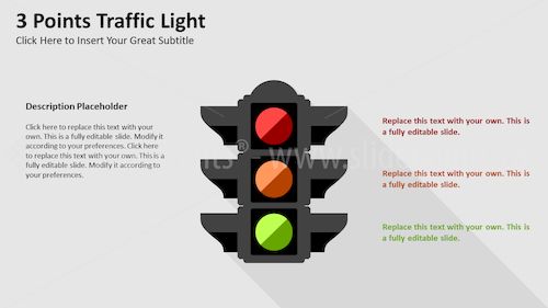 Traffic Lights PowerPoint Editable Templates – Slide 6