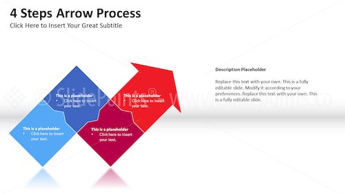 Linear Arrow Process PowerPoint Editable Templates – Slide 1