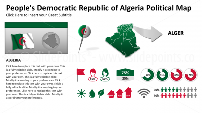 Algeria Vector Maps PowerPoint Editable Templates (5)