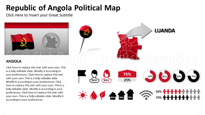 Angola Vector Maps PowerPoint Editable Templates (11)