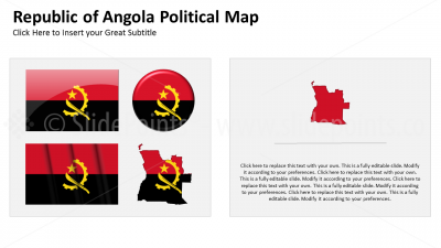 Angola Vector Maps PowerPoint Editable Templates (12)