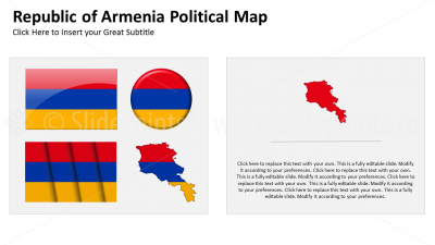 Armenia Vector Maps PowerPoint Editable Templates (18)