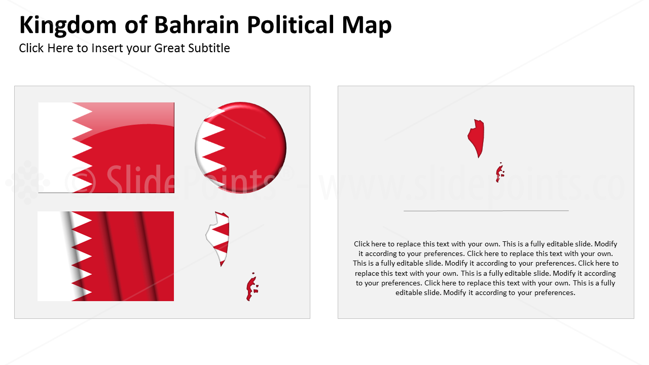 Bahrain Vector Maps PowerPoint Editable Templates (26)