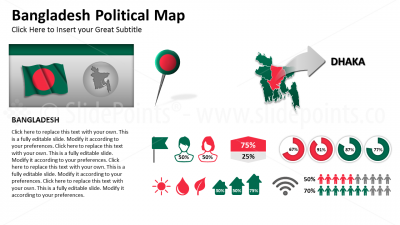 Bangladesh Vector Maps PowerPoint Editable Templates (27)