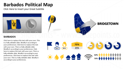 Barbados Vector Maps PowerPoint Editable Templates (29)