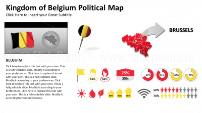 Belgium Vector Maps PowerPoint Editable Templates (33)