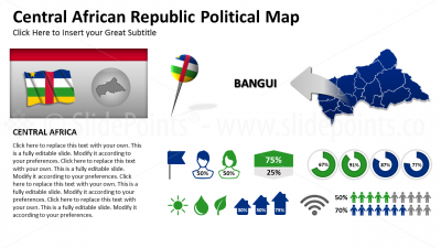 Central Africa Vector Maps PowerPoint Editable Templates (65)