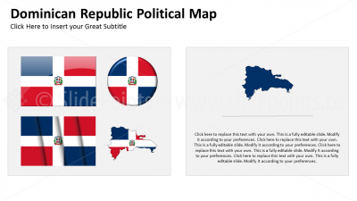 Dominican Republic Vector Maps PowerPoint Editable Templates (98)