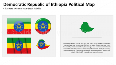 Ethiopia Vector Maps PowerPoint Editable Templates (114)
