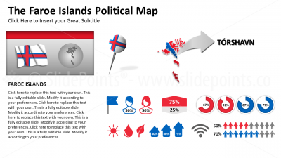 Faroe Islands Vector Maps PowerPoint Editable Templates (115)