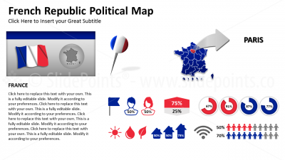 France Vector Maps PowerPoint Editable Templates (121)