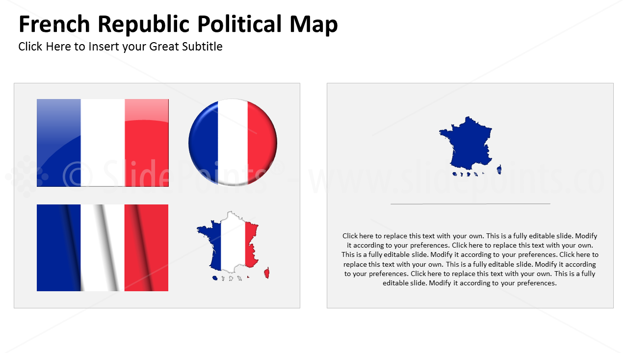 France Vector Maps PowerPoint Editable Templates (122)
