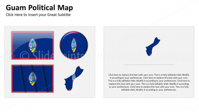 Guam Vector Maps PowerPoint Editable Templates (140)