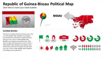 Guinea-Bissau Vector Maps PowerPoint Editable Templates (143)
