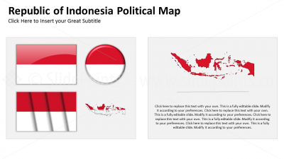 Indonesia Vector Maps PowerPoint Editable Templates (160)