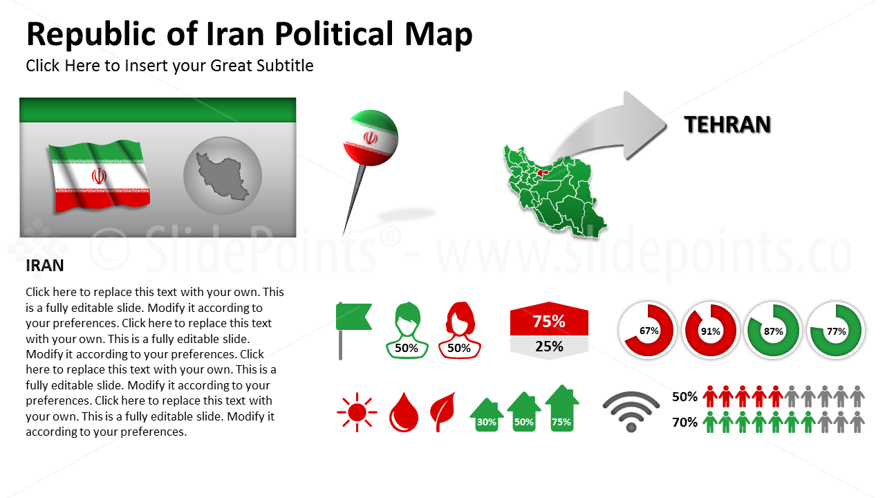 Iran Vector Maps PowerPoint Editable Templates (161)