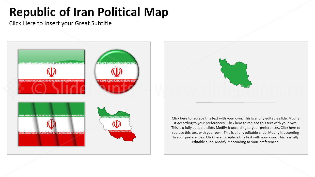 Iran Vector Maps PowerPoint Editable Templates (162)