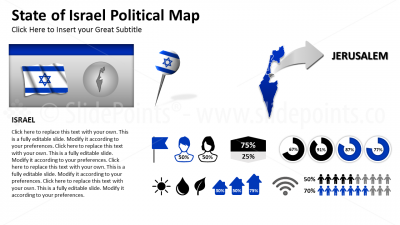 Israel Vector Maps PowerPoint Editable Templates (167)