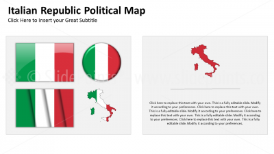 Italy Vector Maps PowerPoint Editable Templates (170)