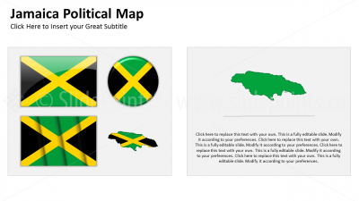 Jamaica Vector Maps PowerPoint Editable Templates (174)
