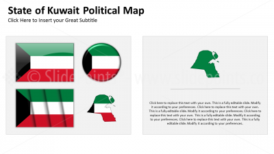 Kuwait Vector Maps PowerPoint Editable Templates (186)