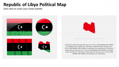 Libya Vector Maps PowerPoint Editable Templates (198)