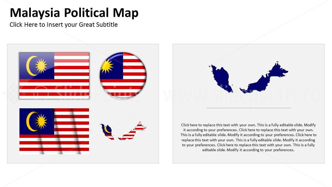 Malaysia Vector Maps PowerPoint Editable Templates (212)