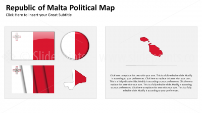 Malta Vector Maps PowerPoint Editable Templates (216)