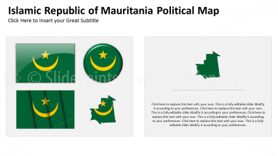 Mauritania Vector Maps PowerPoint Editable Templates (218)