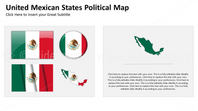 Mexico Vector Maps PowerPoint Editable Templates (222)
