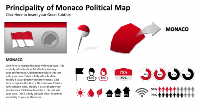 Monaco Vector Maps PowerPoint Editable Templates (225)