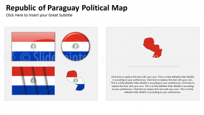 Paraguay Vector Maps PowerPoint Editable Templates (270)