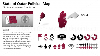 Qatar Vector Maps PowerPoint Editable Templates (281)
