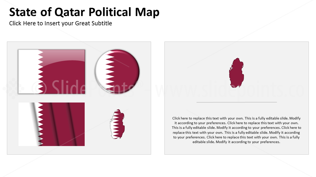 Qatar Vector Maps PowerPoint Editable Templates (282)