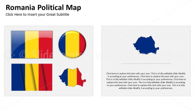 Romania Vector Maps PowerPoint Editable Templates (288)